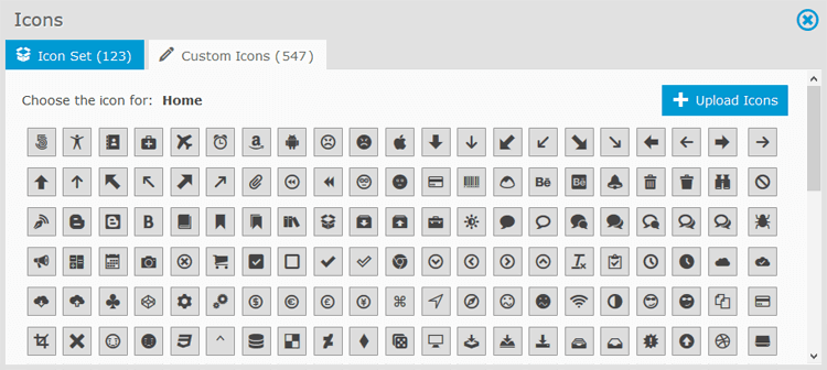 Custom Icons