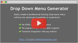 Dropdown Menu Generator - Overview