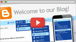 How to Add a Mobile Responsive Dropdown Menu in Blogger